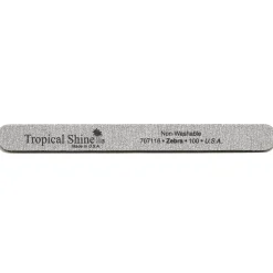 Tropical Shine Zebra File 100 Grit (Coarse)- Case Pack of 50