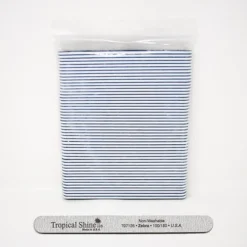Tropical Shine Zebra File 100/180 Grit (Coarse/ Medium)- Case Pack of 50