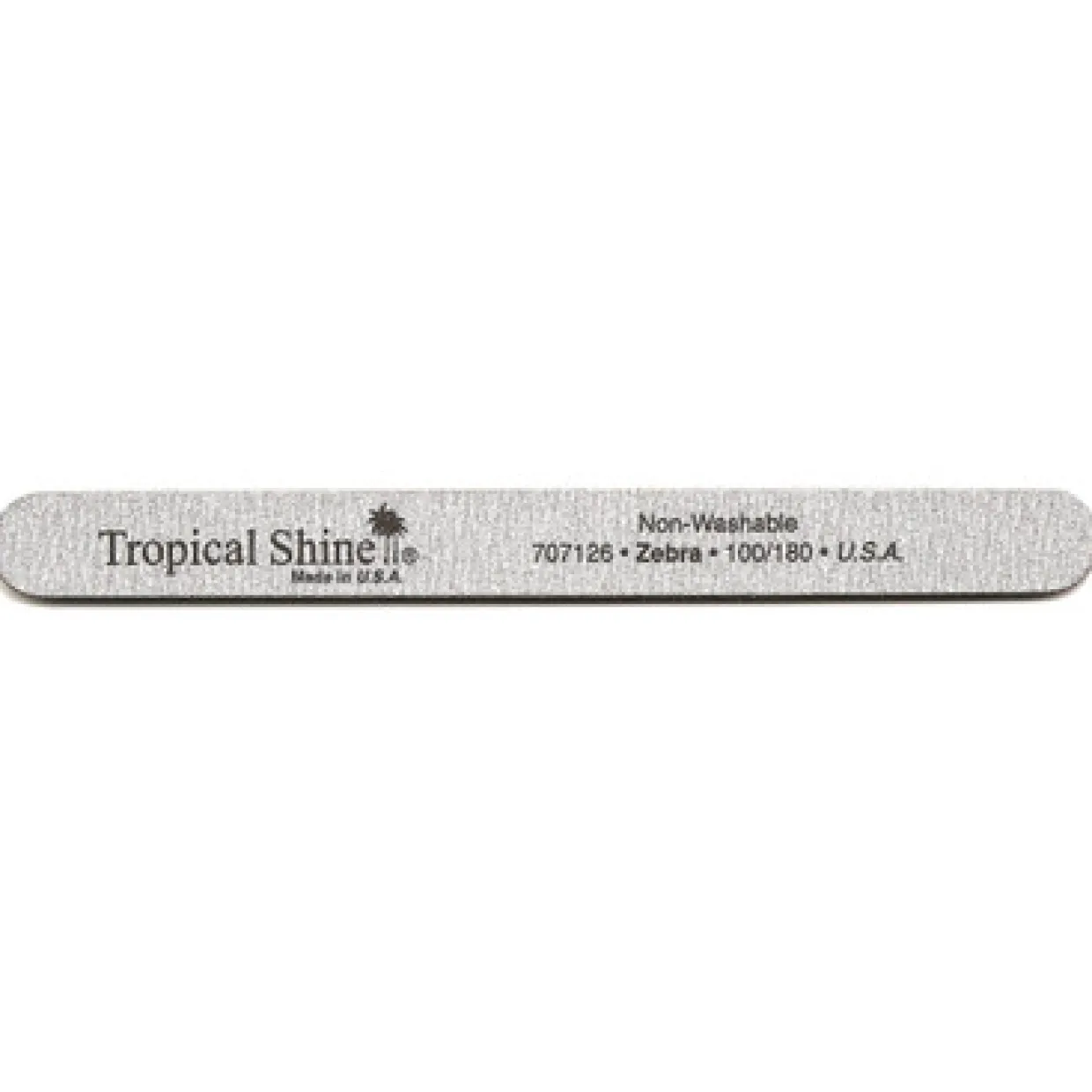 Tropical Shine Zebra File 100/180 Grit (Coarse/ Medium)