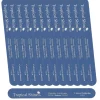 Tropical Shine Colossal Blue Nail File 220/ 320 (Medium/ Fine)- Case Pack of 12