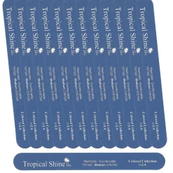 Tropical Shine Colossal Blue Nail File 220/ 320 (Medium/ Fine)- Case Pack of 12