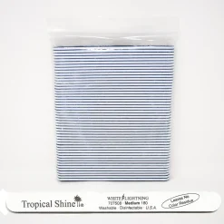 Tropical Shine White Lightning File 180 Grit (Medium)- Case Pack of 50